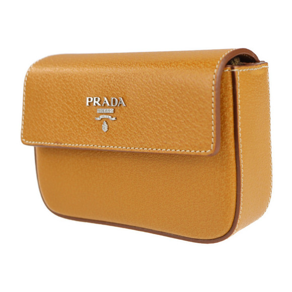 Prada Leather Pouch Cuoio - Picture 1 of 10